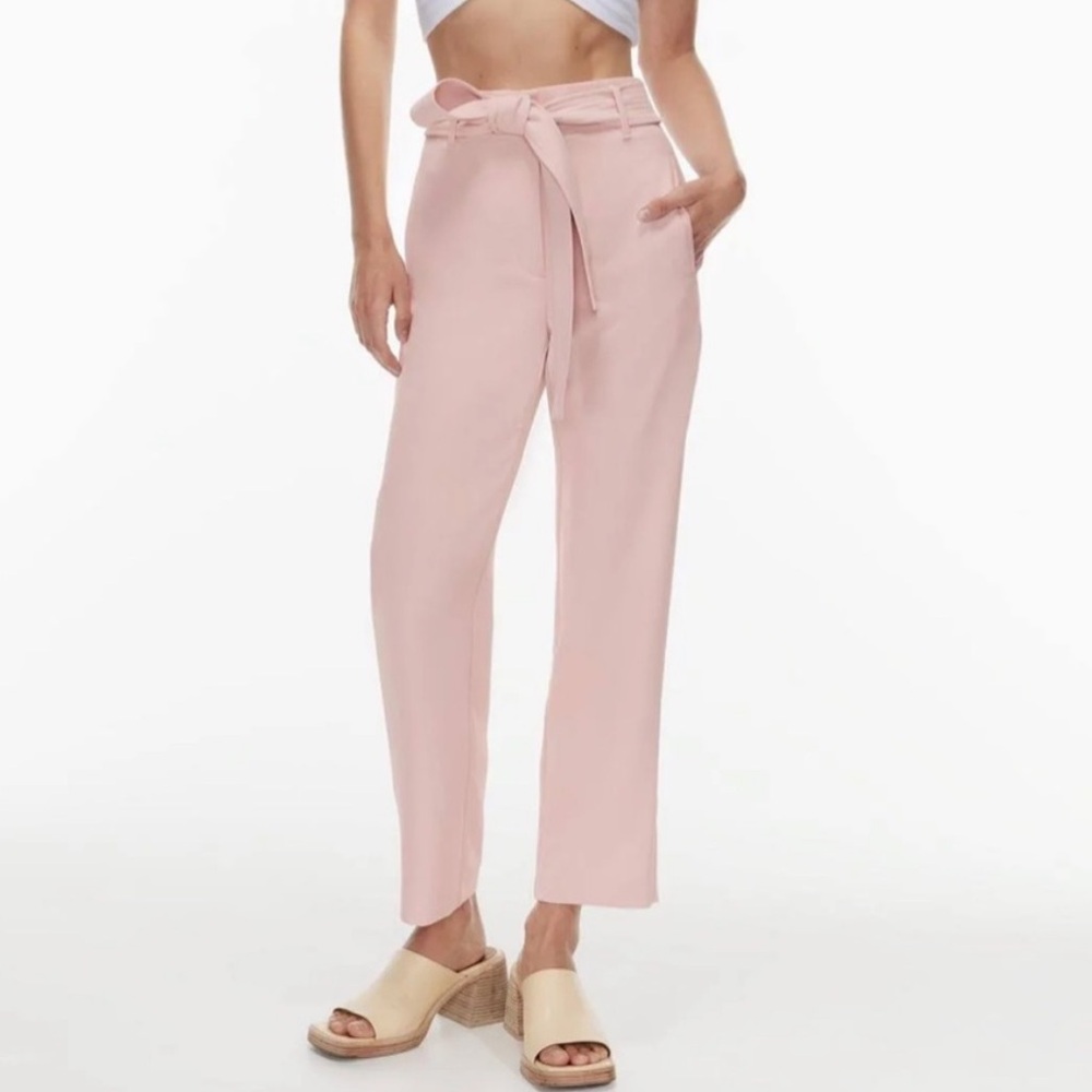 Wilfred Tie Front Light Pink Trouser Pants